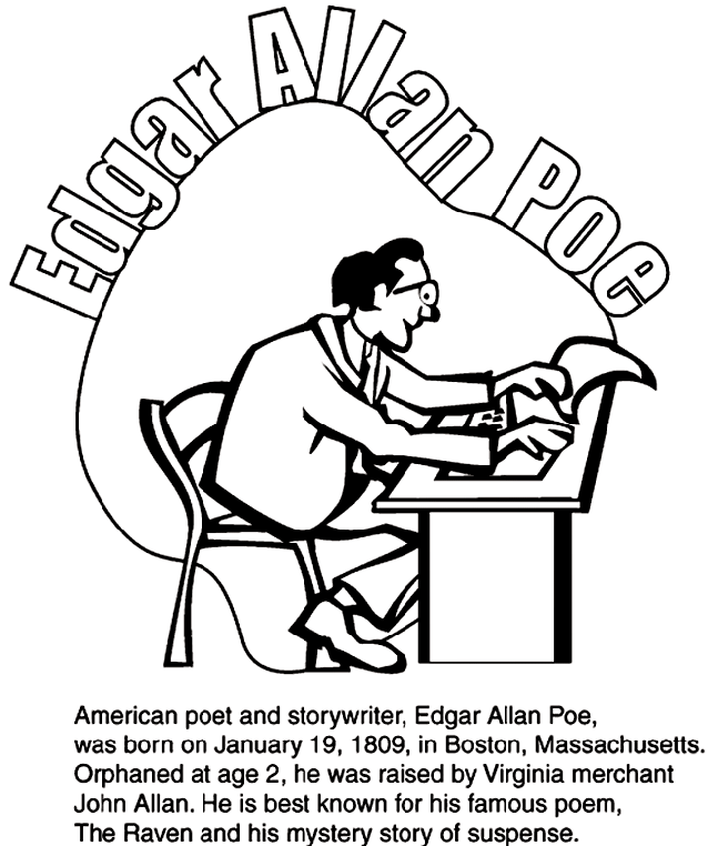 Edgar Allan Poe | crayola.com.au